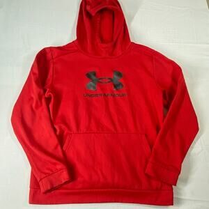 Under Armour Youth XL Hoodie • Red • Long Sleeve • Pre‑Owned